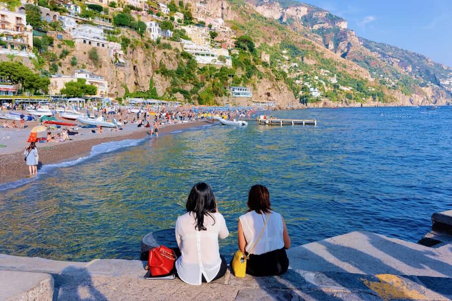 Amalfi Coast by Sea: Day Trip from Naples - Positano: steep alleys, ceramics, and the stairs reality check