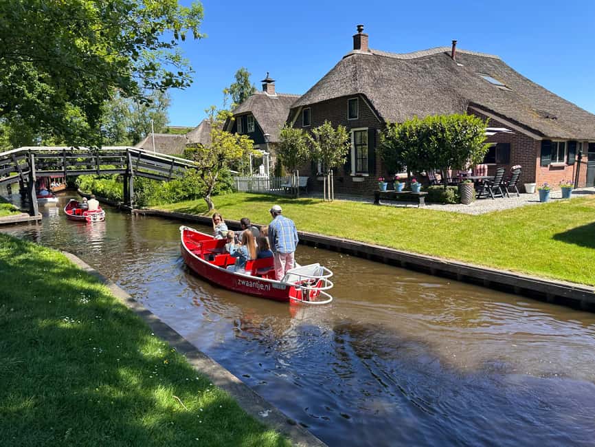 Amsterdam: Giethoorn Day Trip, with several guided options - Giethoorn free time: walk bridges, find cafés, and plan lunch