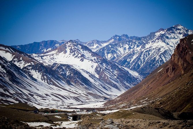 Andes Day Trip from Mendoza Including Aconcagua, Uspallata and Puente del Inca - Potrerillos Dam and Embalse de Potrerillos: the first real taste of altitude