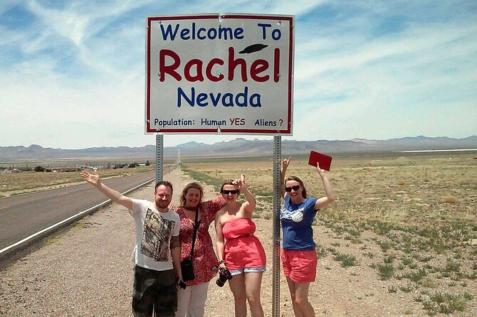 Area 51 Day Tour from Las Vegas with Alien and UFO Hotspots - Reaching the Area 51 Perimeter: Joshua Trees, Warning Signs, and the Men in Black Vibe