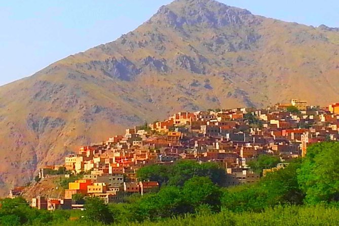 Atlas Mountains and Three Valleys & Waterfalls - Villages Marrakech Day Trip - Ourika Valley lunch by the river: what to expect