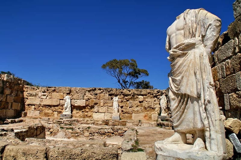 Ayia Napa/Protaras/Larnaka: Famagusta and Salamis Day Trip - Salamis Ancient City: guided ruins with room to breathe