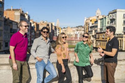 Barcelona: Montserrat, Girona & Costa Brava Guided Day Trip - Girona on foot: Jewish Quarter, Gothic Cathedral, and Onyar River color