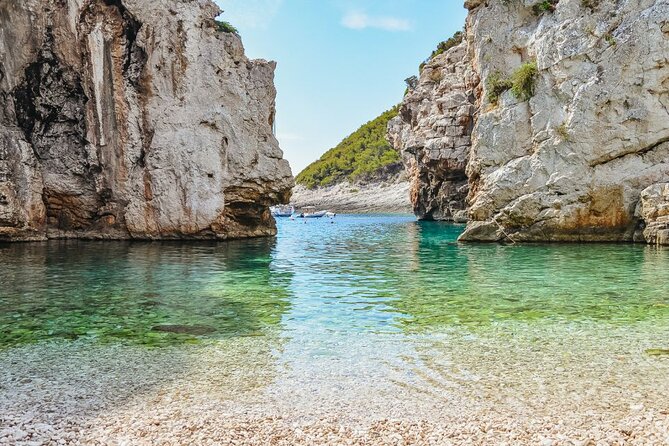 Blue & Green Cave Vis Island and Pakleni Islands Private Day Trip from Hvar - Biševo’s Blue Cave: tickets plus the shuttle-boat step