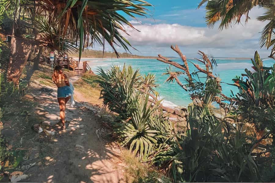 Brisbane to North Stradbroke Island Day: Wildlife & Beaches - Lunch break at the lookout: how to eat well without losing the day