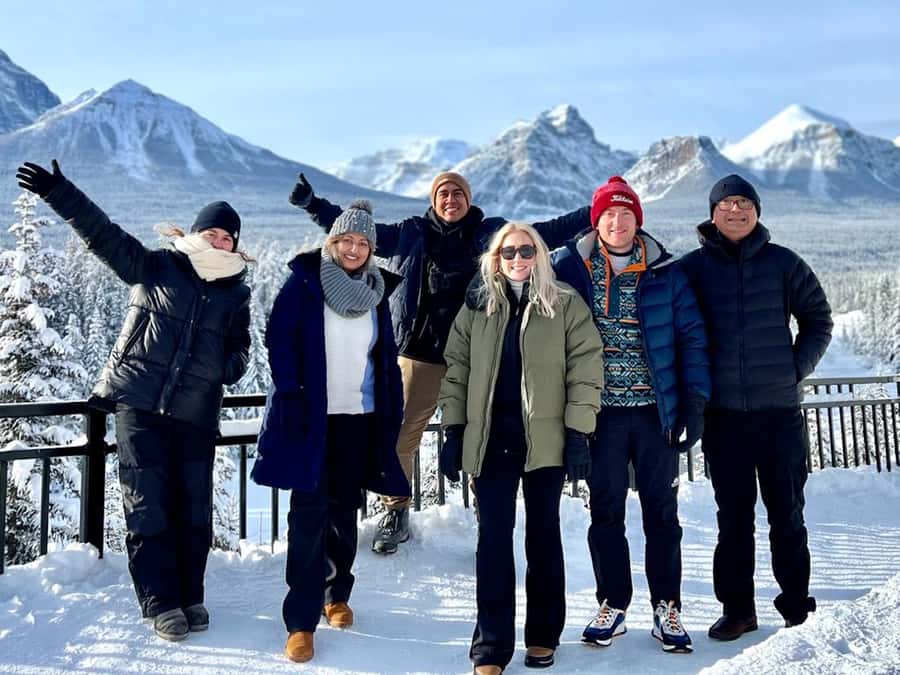 Calgary/Canmore: Banff National Park & Lake Louise Day Trip - Johnston Canyon winter: frozen waterfalls plus crampons
