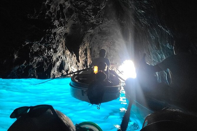 Capri Blue Grotto Small-Group Boat Day Tour From Sorrento - Drinks, snacks, and the prosecco bottle-per-boat reality check