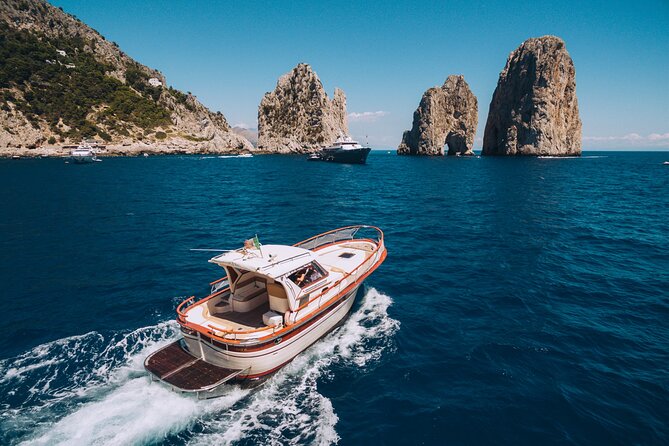 Capri Private Boat Day Tour from Sorrento, Positano or Naples - The boat and your skipper: what really makes the day work