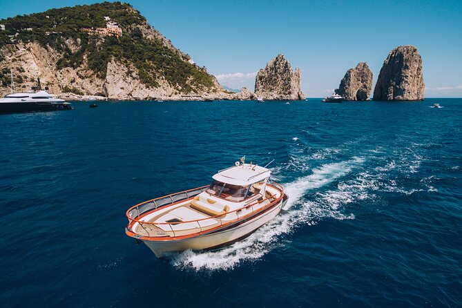 Capri Private Boat Day Tour from Sorrento, Positano or Naples - Swimming and snacks: the calmer side of a busy island