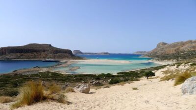 Chania/Almyrida: Balos Gramvousa Day Trip with Boat Ticket - On the water: Tersanas Cave and Vouxa Cape from the boat