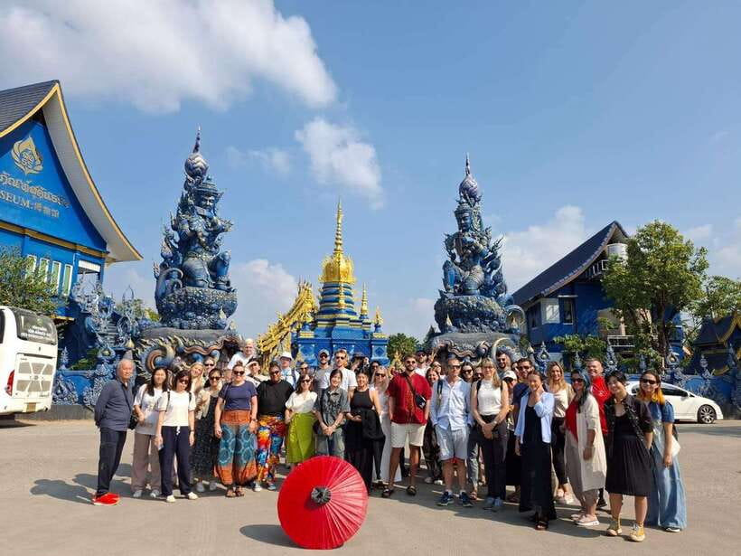 Chiang Mai: Chiang Rai Temples, Karen Tribe and Hot Springs - Wat Rong Khun White Temple: purity and glass that feel unreal