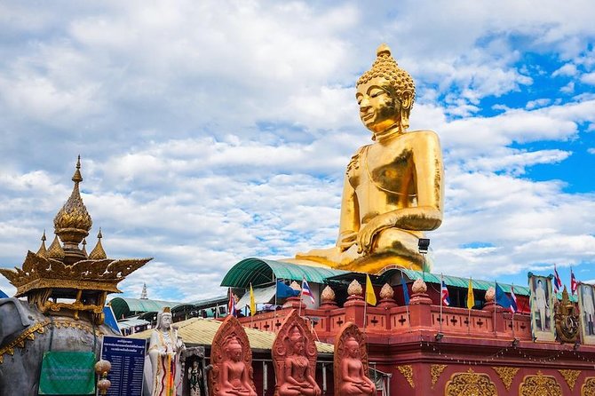 Chiang Rai Day Tour from Chiang Mai + The Long Neck Hill Tribe With Boat - Wat Rong Seur Ten Blue Temple: A Strong Visual Follow-Up