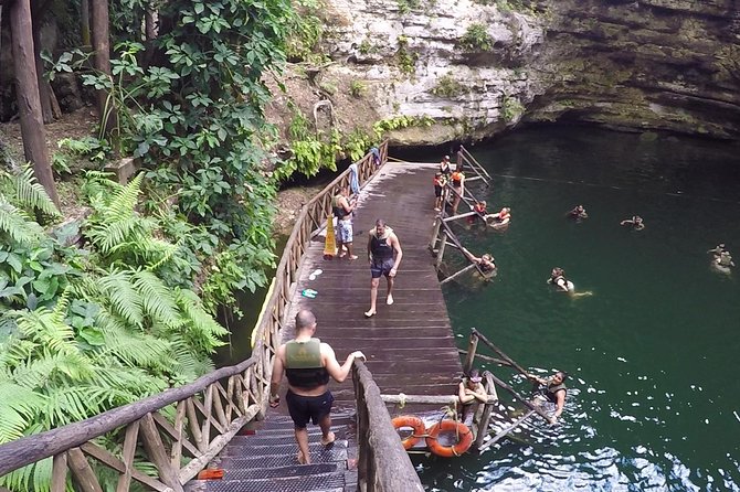 Chichen Itza Day Trip Exclusive Nool-Ha Cenote & Valladolid Visit - Cenote Nool-Ha: swimming, life vest, and managing the time crunch