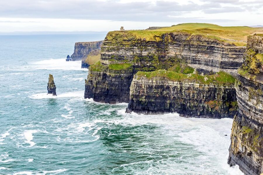Cliffs of Moher Full-Day Tour from Dublin - Kinvara, Dunguaire Castle photo stop, and the feeling of a working coast