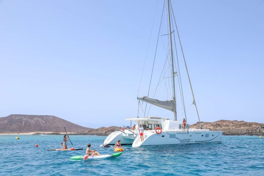 Corralejo: Adults-Only Catamaran Day Trip to Lobos Island - Pickup and Transfer: Fast Start From Corralejo