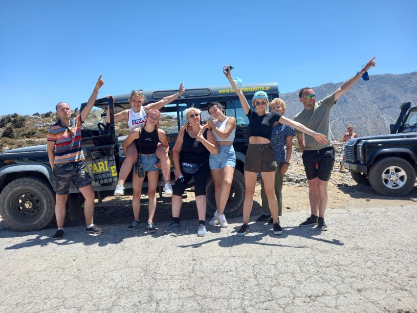 Crete: Sightseeing Day Trip with Cooking Lesson and Lunch - First ride out: pickup points and the 4x4 Defender or Vito