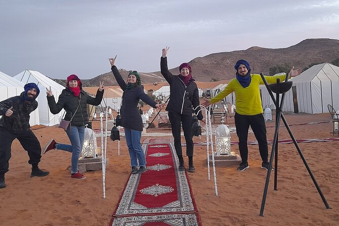 Day Trip and one night in Luxury camp merzouga - Dinner Under the Stars: Food, Fire, and Evening Entertainment