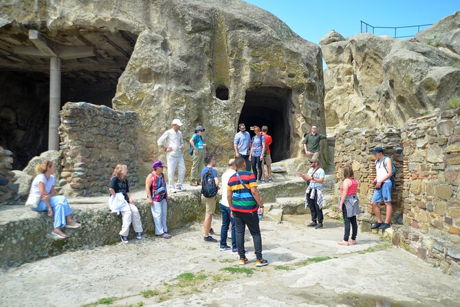 Day Trip to Mtskheta Gori and Uplistsikhe - Jvari Monastery: the cross above the river meeting