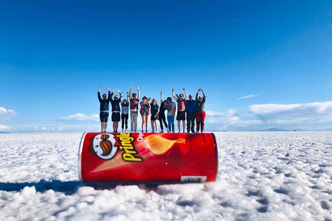 Day Trip to Uyuni Salt Flats - From Uyuni’s 4x4 pickup to first salt-flat views
