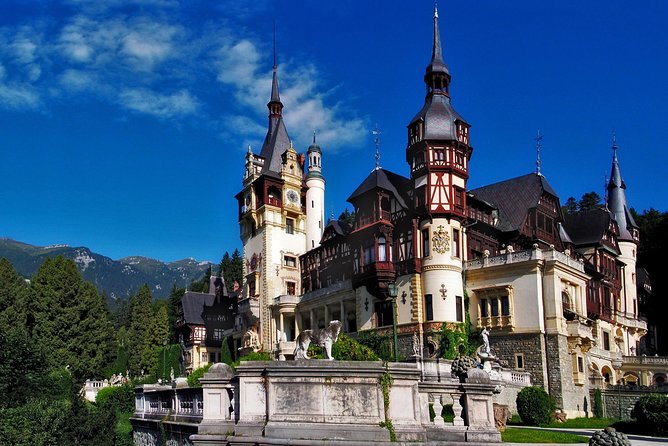 Dracula's Castle, Peles Castle and Brasov Day Trip from Bucharest - Bran Castle: Dracula legend on a steep, Gothic hill