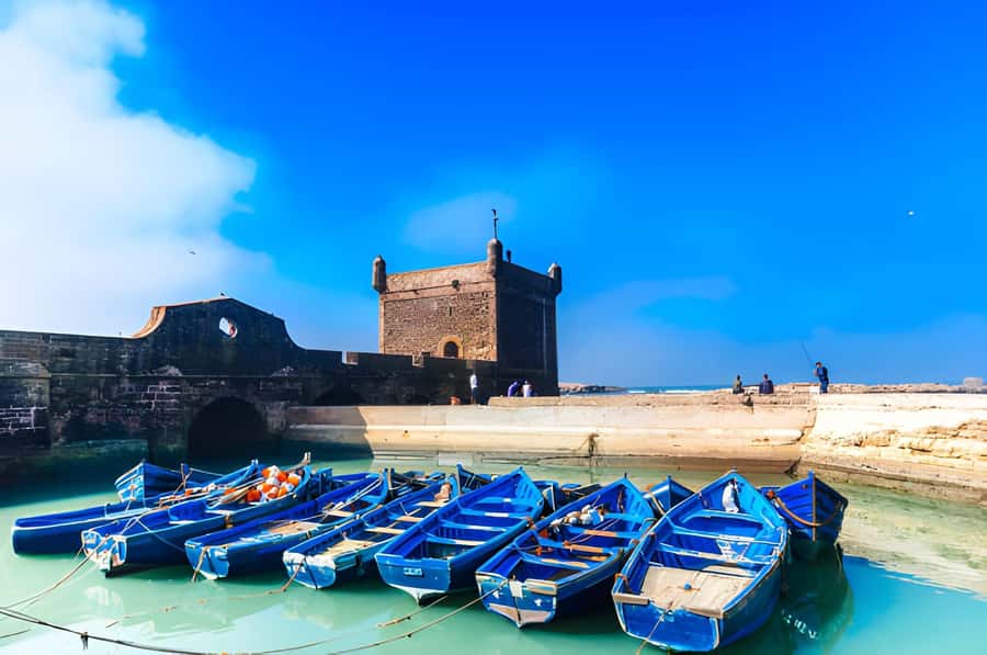 Essaouira Day Trip from Agadir - Arriving at the UNESCO medina: souk, terraces, and the Grand Mosque area