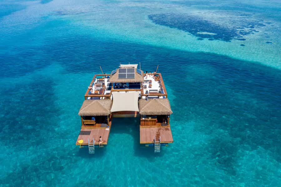 Fiji: Cloud 9 Floating Bar and Pizzeria Day Trip - From Port Denarau to Cloud 9: Your Roundtrip Start