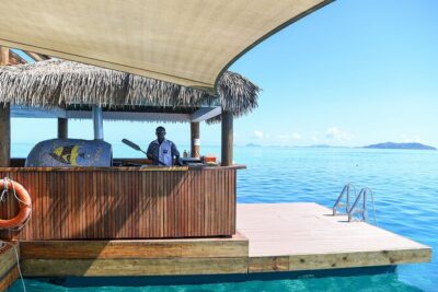 Fiji: Day Trip to Cloud 9 Floating Platform Including Food and Beverages - The 60FJD bar tab and wood-fired pizza: where the value really shows