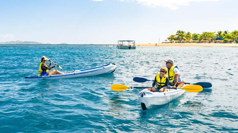 Fiji: South Sea Island Full Day Trip with Lunch & Drinks - Reef time without pressure: snorkeling, paddleboards, kayaks, and the semi-submersible