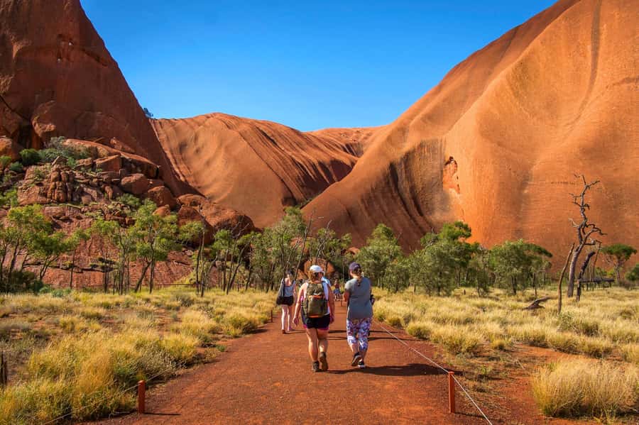 From Alice Springs: Day Trip to Uluru with BBQ Dinner - Mala Walk at Uluru Base: Guided Rock Art Stories (No Climbing)