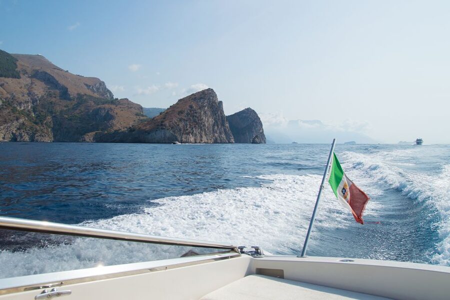 From Amalfi: Day Trip to Capri Private Boat Tour with Drinks - Punta Campanella: Where Two Coasts Meet