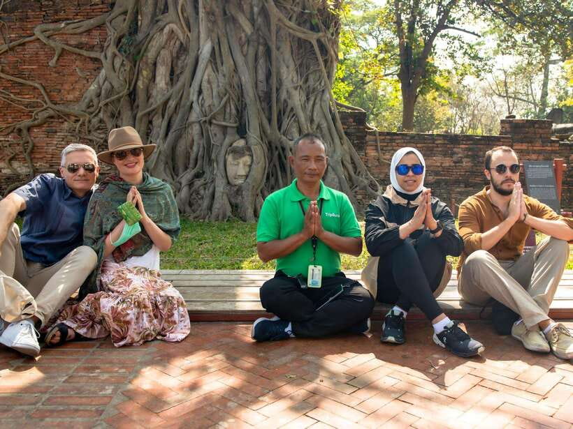 From Bangkok: Ayutthaya Historical Park Guided Day Trip - Wat Chaiwatthanaram: Towering Stone Chedis and Big-View Attention