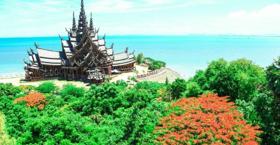 From Bangkok: Day Trip to Pattaya City & Sanctuary of Truth - Khao Phra Tamnak viewpoint: sea-and-city views without the guesswork