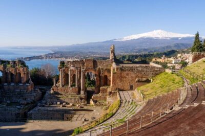 From Catania: Day Trip to Mount Etna and Taormina - Etna at altitude: craters, old woods, and a lava cave walk