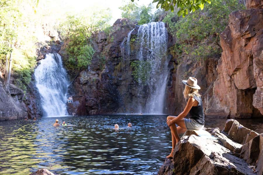 From Darwin: Litchfield National Park & Waterfalls Day Trip - From The Leea to the Adelaide River: start strong with crocodiles