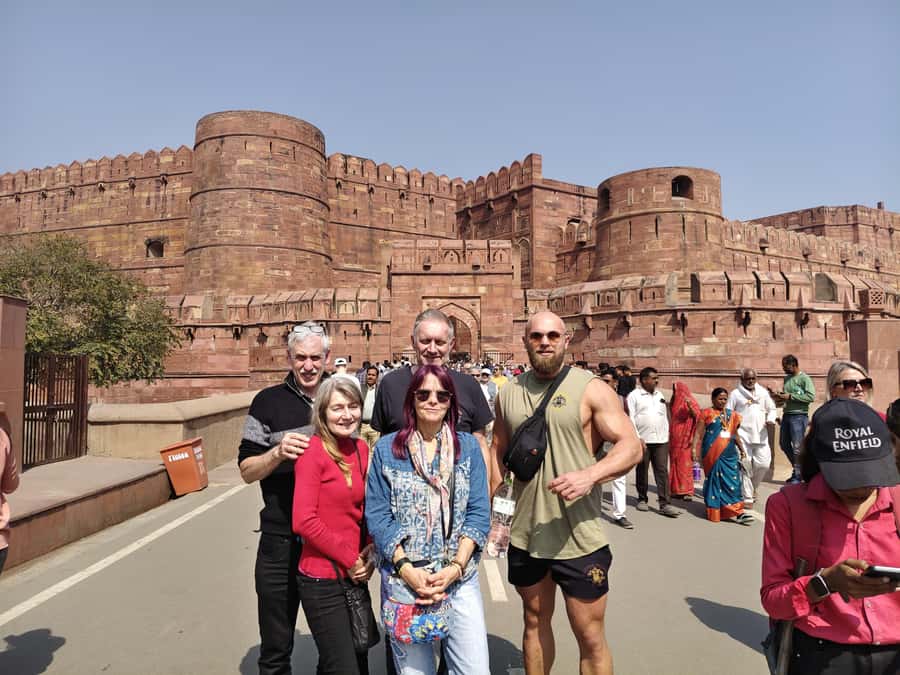From Delhi: Private Taj Mahal, Baby Taj & Agra Fort Day Trip - Agra Fort: Big, Weirdly Practical, and Way More Than a Backdrop