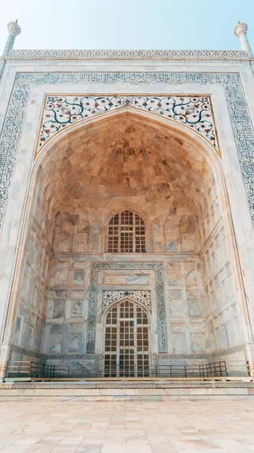 From Delhi: Taj Mahal & Agra Tour with Lunch at Marriott - Agra Fort and the Taj view from Mughal times