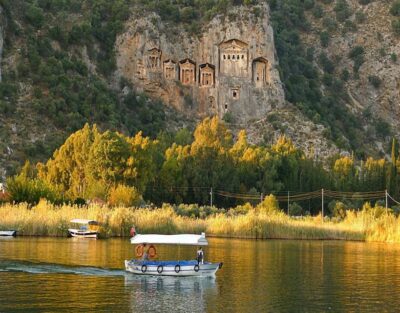 From Fethiye: Dalyan Day Trip with Mud Bath and Turtle Beach - The River Cruise to Caunos: Views, Tombs, and Photo Stops