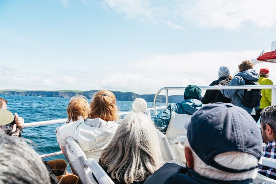 From Galway: Aran Islands & Cliffs of Moher Full-Day Trip - Doolin to Inisheer: ferry crossings and a dolphin lookout