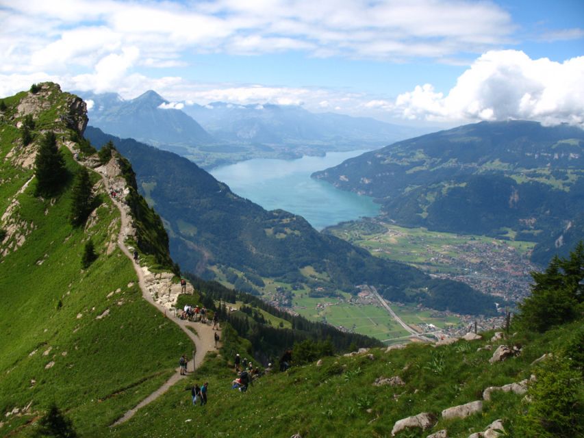 From Geneva: Full-Day Trip to Interlaken - Bahnhofstrasse, watch shops, and the Casino Kursaal clock detail