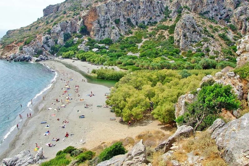 From Herakleion: Day Trip to Preveli Palm River Beach - Coach transfers and the Skaleta stop that keeps you sane