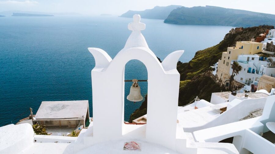 From Heraklion/Crete: Santorini Island Guided Day Trip - Oia: guide-led orientation, then free time in the most photographed town