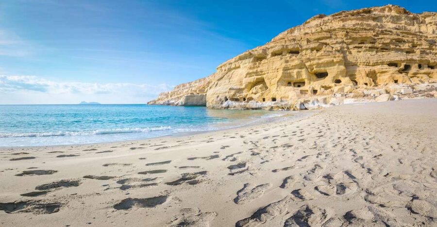 From Heraklion: Day Trip to Matala Hippie Beach and Caves - The free-time core: Matala Beach swimming and snorkeling