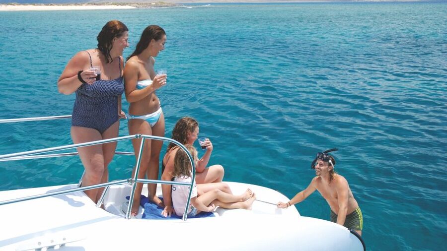 From Lanzarote: Sailing Day Trip Around La Graciosa - La Graciosa in One Day: why this catamaran setup works