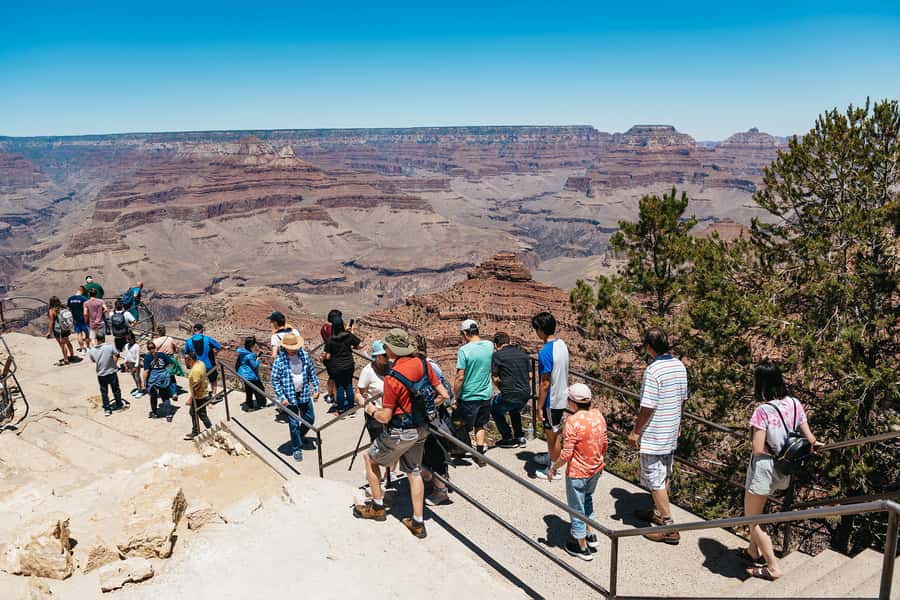From Las Vegas: Grand Canyon South Rim Day Trip - Mather Point for 45 Minutes: First Look at the Canyon’s Scale
