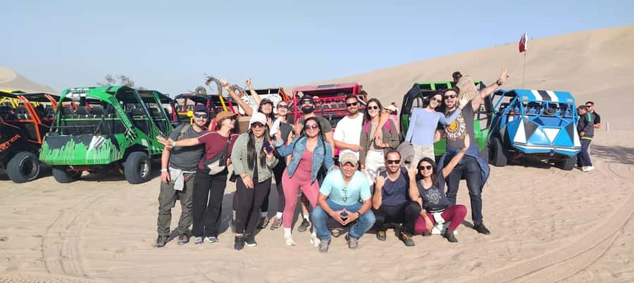 From Lima: Day Trip to Paracas, Ica & Oasis Huacachina - Dune buggy across the dunes (plus sandboarding) in Huacachina