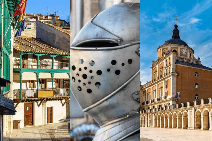 From Madrid: Guided Day Trip to Chinchon, Aranjuez & Toledo - Mirador del Valle photo stop and coach panoramic tour