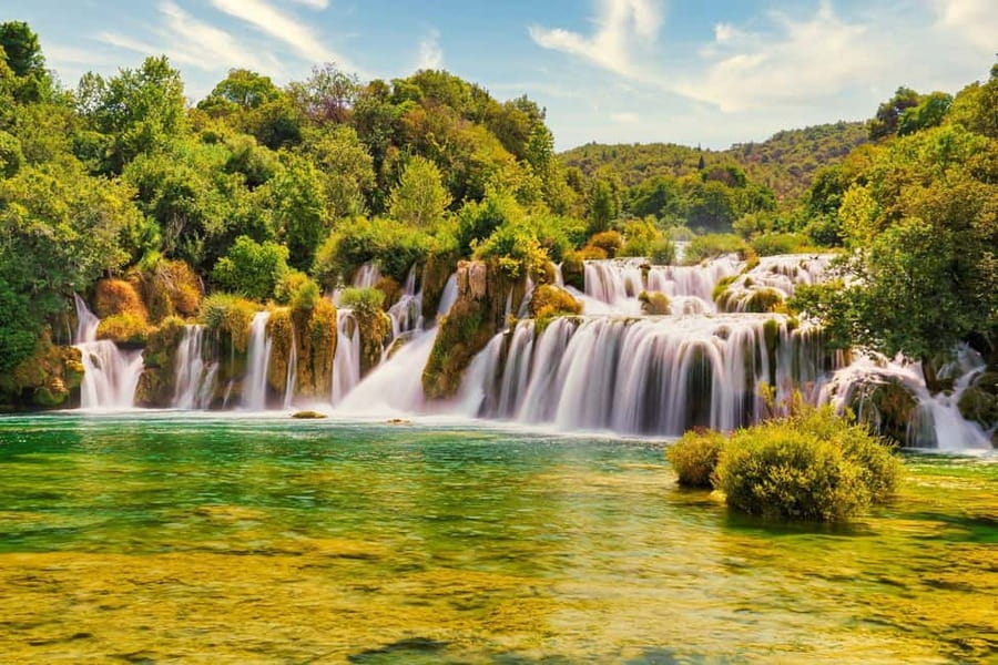 From Makarska: Krka Waterfalls & Šibenik Day Trip - A full day of waterfalls and old-town vibes from Makarska