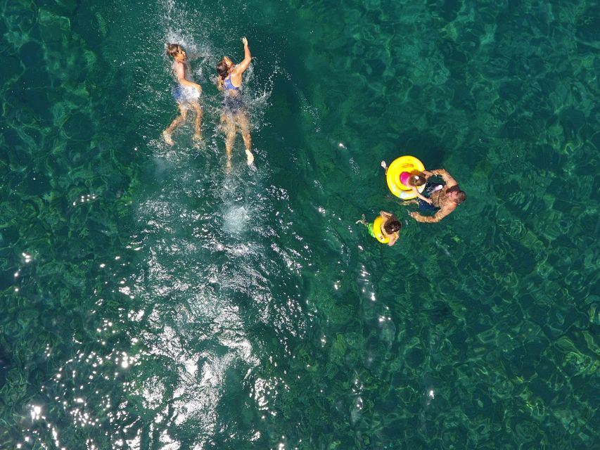 From Marmaris: Day Trip by Glass Bottom Semi Submarine - Sun deck life: sunbeds, shade, and staying comfortable all day