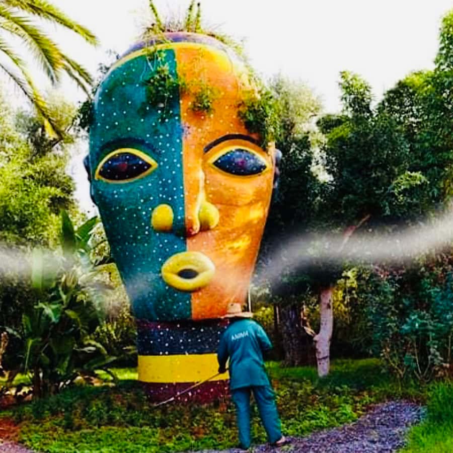 From Marrakech: Day Trip to Anima Garden and Imlil Valley - André Heller’s Anima Garden: art, plants, and famous names