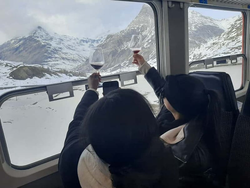 From Milan: Scenic Alps Day Trip with Bernina Train Ride - Into Valtellina: a coffee break near the Swiss border